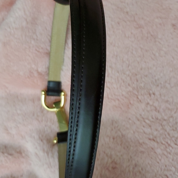 Ellen Tracy leather belt brown - Picture 6 of 6